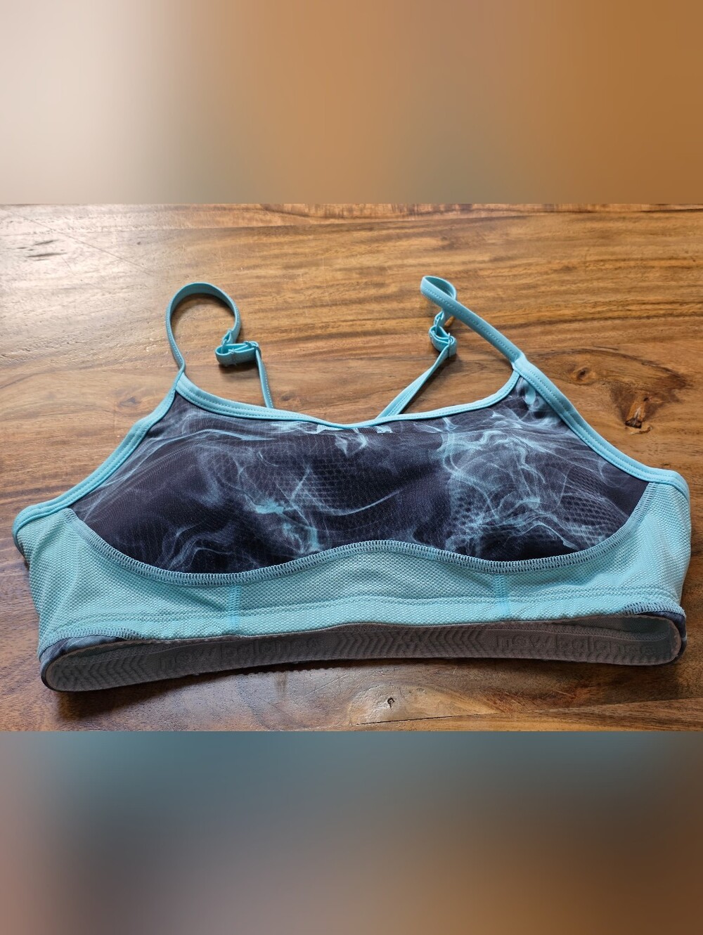 New Balance Sports Bra- Blue Smoke In Women's Medium